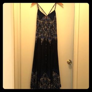Long Free People Dress. Basically new!! Size small